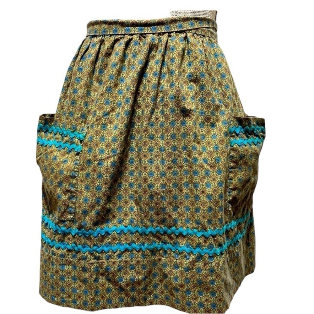 Vintage 1970’s Short Kitchen Apron - Picture 2 of 3